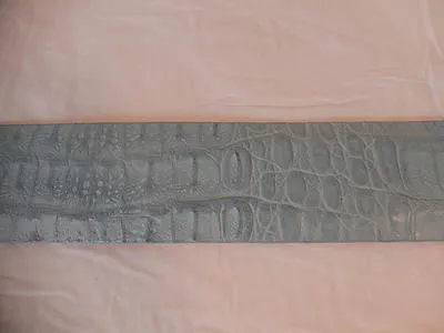Wild West Boots Sky Blue Crocodile Belt